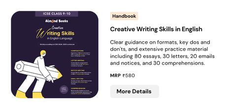 ICSE Creative Writing Skills English Language