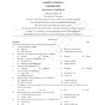 Formula sheet on the inside cover of ICSE Class 10 Chemistry Study Guide by Almond Books