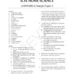 Almond Books Home Science Study Guide ICSE Class 10