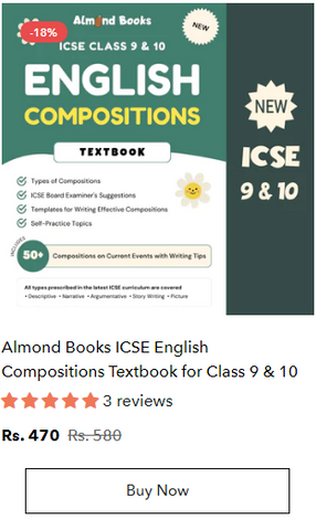 ICSE English Composition: 25 Latest Topics 6 icse english cmpositon books by Almond Books
