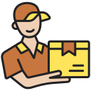 Almond Books Home 31 delivery man