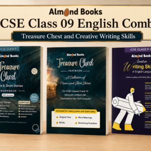 Almond Books ICSE Treasure Chest Class 9 Combo & Creative Writing Skills | Latest Edition 2026 - 2027