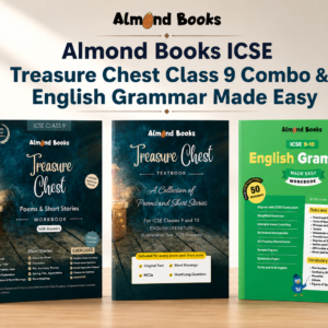 Almond Books ICSE Treasure Chest Class 9 Combo & English Grammar Made Easy  | Latest Edition 2026 - 2027