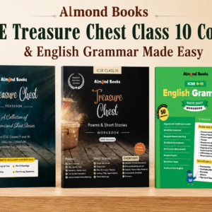 Almond Books ICSE Treasure Chest Class 10 Combo & English Grammar Made Easy | Latest Edition 2026 – 2027